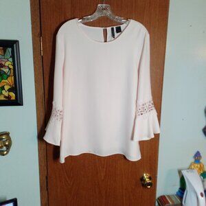 New Direction Womens Long Sleeve Blouse